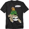 Sloth Turtle Snail Stack Wheeee T-shirt