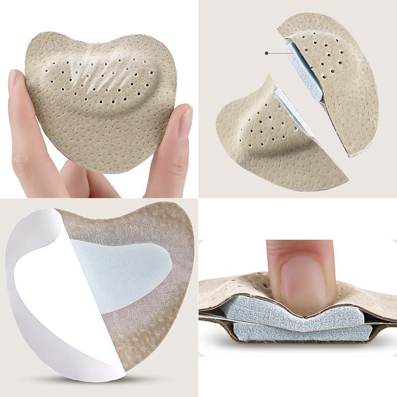 4 Stück Sandalen Anti-Rutsch Aufkleber Leder Vorfußpolster Damen High Heels Schmerzlinderung Einlegesohlen Zehenpolster Fußpflege Sho… Mehr4.8254 Käufe