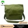 Vintage Military Green Canvas Shoulder Bag