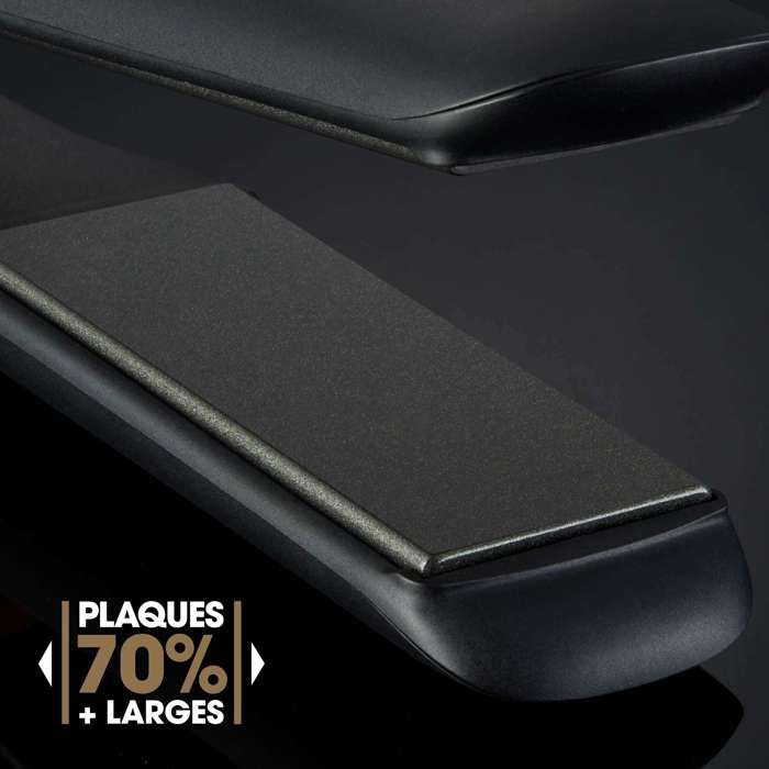 GHD Max Styler Noir – Lisseur professionnel plaques larges 42 mm – Technologie Dual-Zone™ – 185 °C