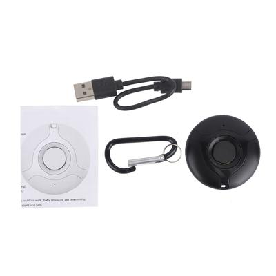 Neuer tragbarer USB-wiederaufladbarer Garten-Moskitovertreiber Elektronischer Schädlingsvertreiber(Schwarz)