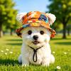 Dog Summer Hat, Breathable Open-ear Pet Sun Hat, Wearable In All Seasons, Two Styles and Three Sizes, Specially Designed for Small To Medium-sized