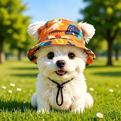 Köpek Yaz Şapkası, Nefes Alabilen Açık Kulaklı Evcil Hayvan Güneş Şapkası, Her Mevsim Giyilebilir, İki Stil ve Üç Boyut, Özellikle Küçük ve Orta Boylu Köpekler İçin Tasarlanmıştır