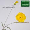 Large Flocked Silk Poppy Artificial Flower for Home or Venue Decoration, Floor Standing Prop