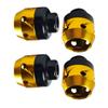 Motorcycle Front Fork Frame Slider CNC Aluminum Alloy Front Fork Frame Sliders Wheel Crash Protector Golden