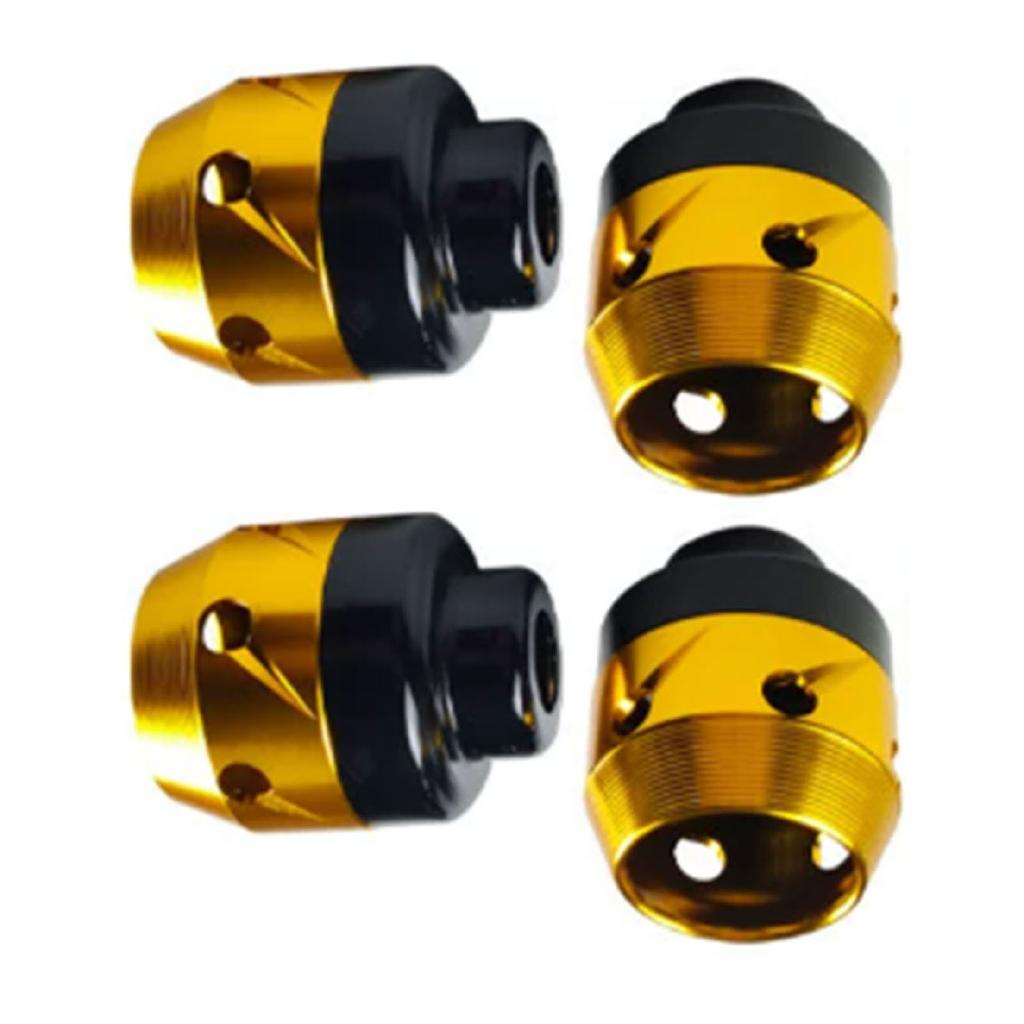 Motorcycle Front Fork Frame Slider CNC Aluminum Alloy Front Fork Frame Sliders Wheel Crash Protector Golden