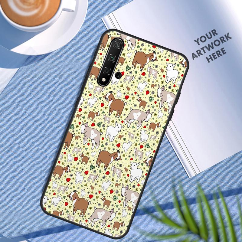 Goats For Huawei Nova 12i 8i 7i 3i 11 9 10 SE Y60 Y61 Y70 Y72 Y73 Y90 Y91 P20 P30 Pro P40 Lite Case Huawei P40 Lite 4G