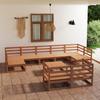 Day and Night - Day and Night Garden Furniture Set 10 Pieces Solid Pine Wood