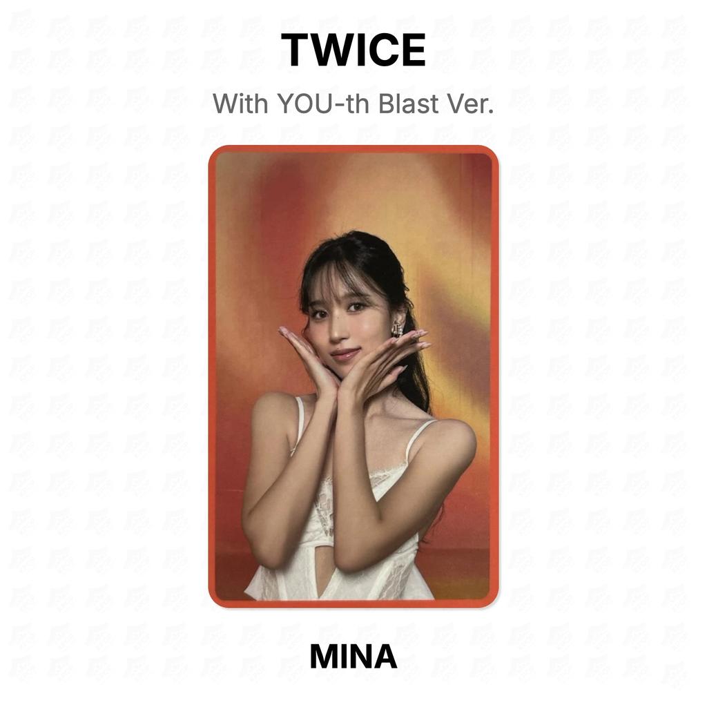Twice Com YOU-th Blast Ver. Cartão de foto oficial