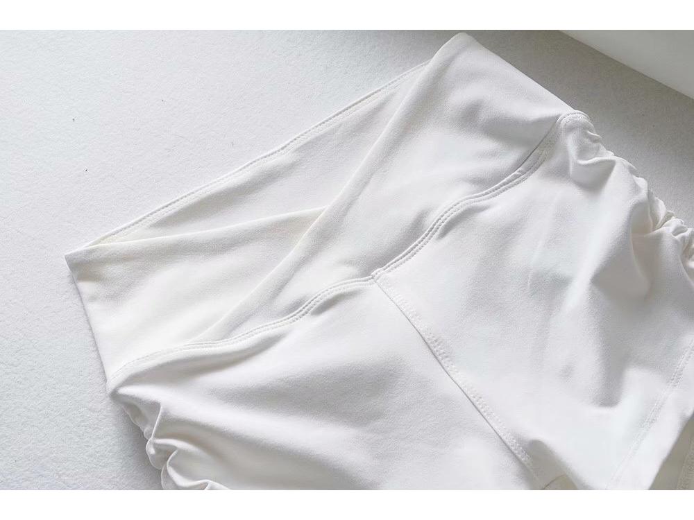 2023 Summer Women's Sexy Butt-Lifting Yoga Shorts with High Waist and Drawstring Tie