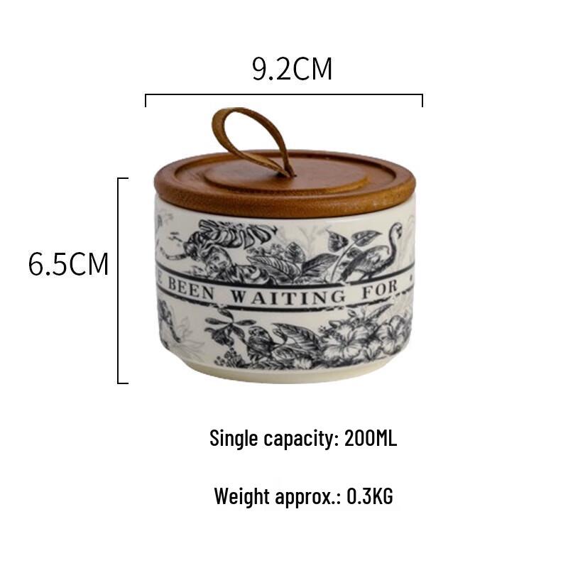 Керамическая герметичная банка для хранения YIXI в винтажном стиле