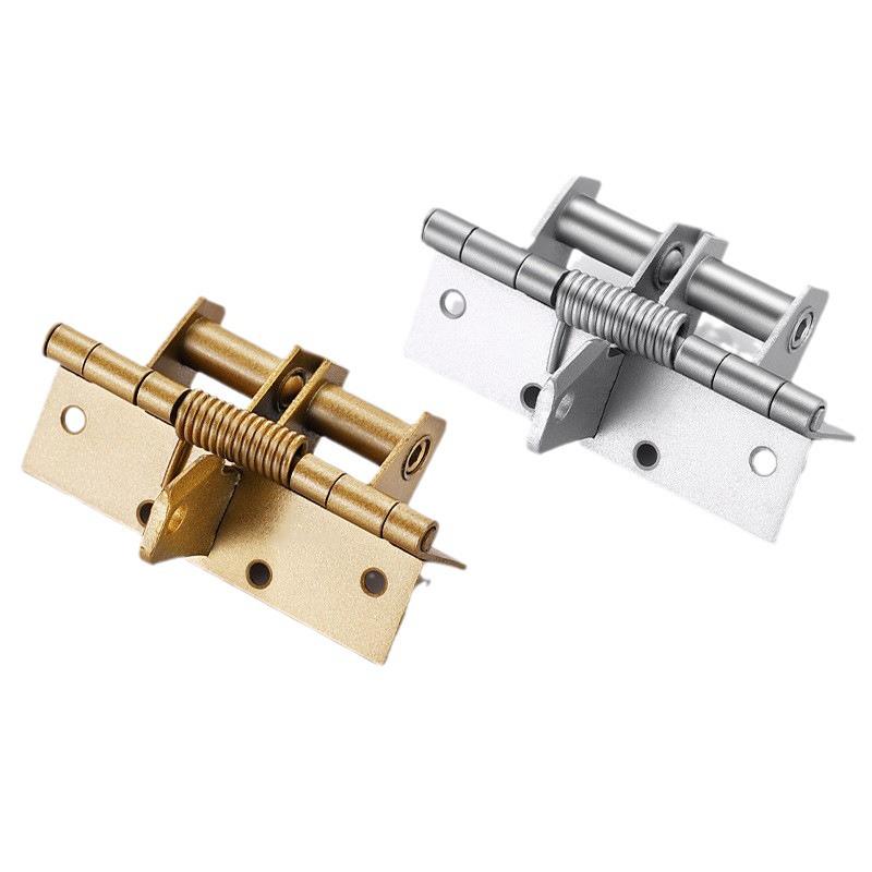 4-Inch Multifunctional Concealed Wood Door Hinge with 90° Automatic Door Closer