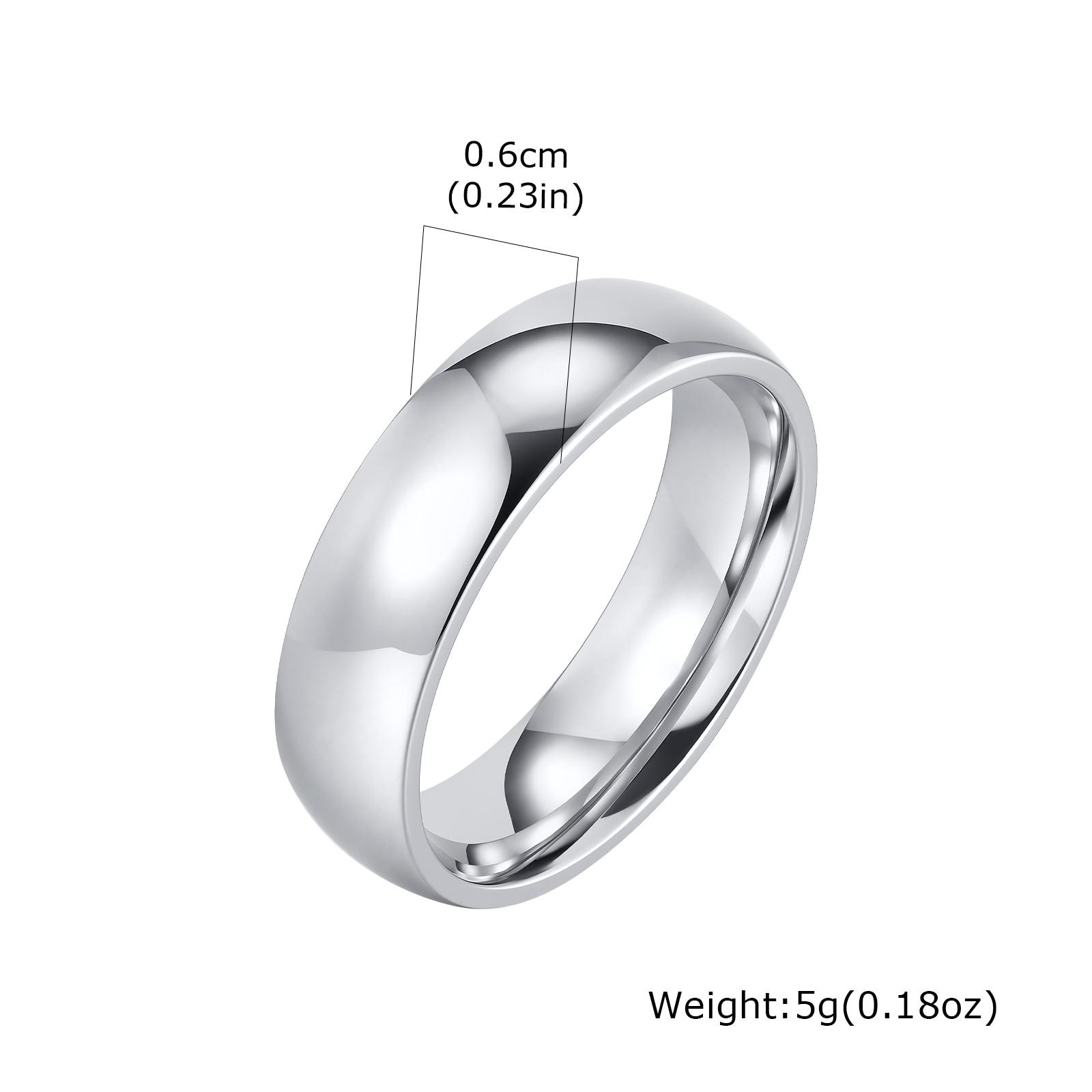 

Stainless Steel Couple Ring for Women Men,Simple Heart Finger Rings,Minimalist Valentine s Day Anniversary Gift 13