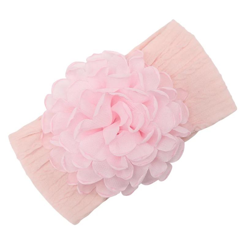 Chiffon Flower Nylon Baby Headbands Children's Hair Bands Infant Soft High Elastic Headdress Solid Boys Girls Hair Accessories