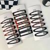 6pcs/set Vintage Amber Hair Clip for Women Temperament Side Bangs Clip Girl BB Clip