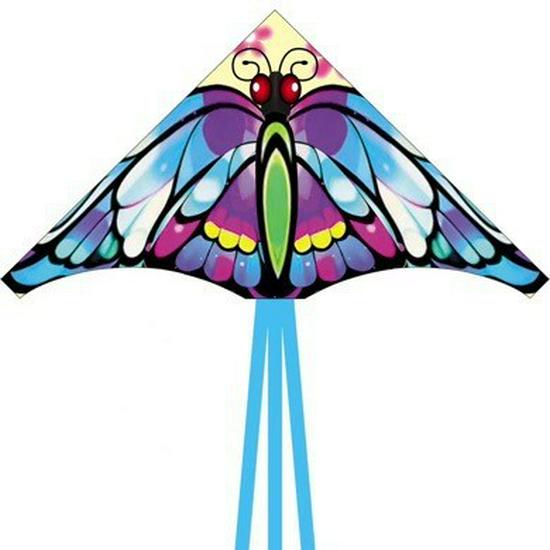Curved Edge Animal Kite: Easy-Fly for Kids & Adults 10cm Red Reel with 100m Line