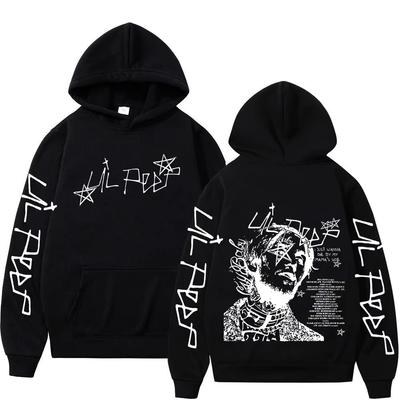 Rapper Lil Peep Hoodies Fan Geschenke Herren Damen Kleidung Vintage Hip Hop Oversized Sweatshirt Lässig Vintage Bedrucktes Sweatshirt