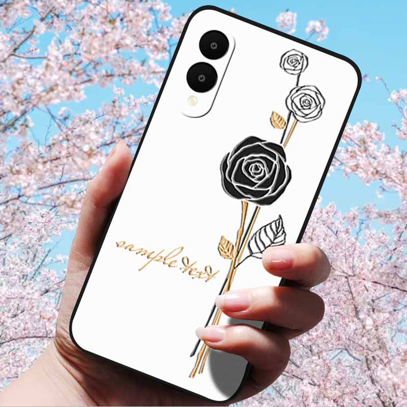 For Samsung Galaxy S25 Edge 3D Relief Flower Emboss Soft Silicone Back Cover Case for Galaxy S25 Edge 5G 3D Relief Case S25 Edge