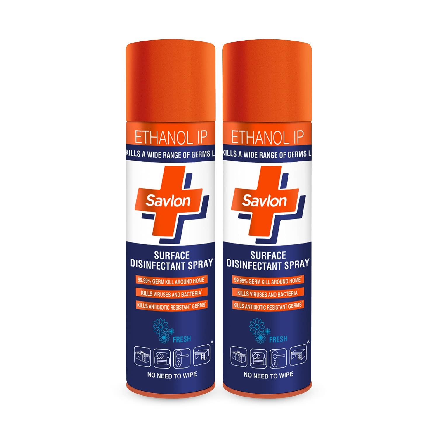 

Savlon Surface Disinfectant Spray 170GX2 for Germ Protection on Hard and Soft Surfaces