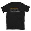 Black Pride Blacknificent Adjective Definition Short-Sleeve Unisex T-Shirt