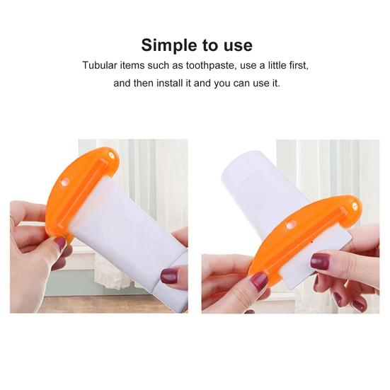3Pcs Compact Toothpaste Dispensers Ergonomics Squeezing Universal Toothpaste Squeezer Bathroom Gadgets Bathroom Supplies