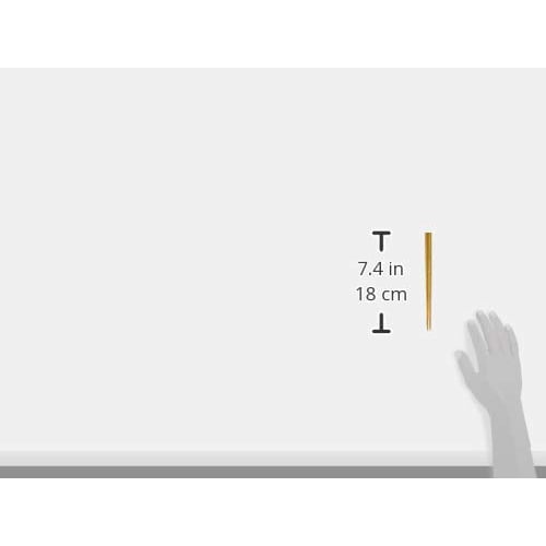 Alphax Barnkastanj Ätpinnar, 18cm, Spetsiga Åttakantiga Trä, 905899