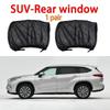 4-piece window screen set, premium window sunshade breathable mosquito net for front and rear windows, UV protection Accessories