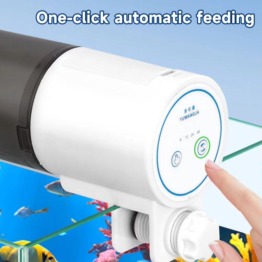 Electric Fish Food Dispenser Moisture-Proof Smart Timer Feeder  For Aquariums