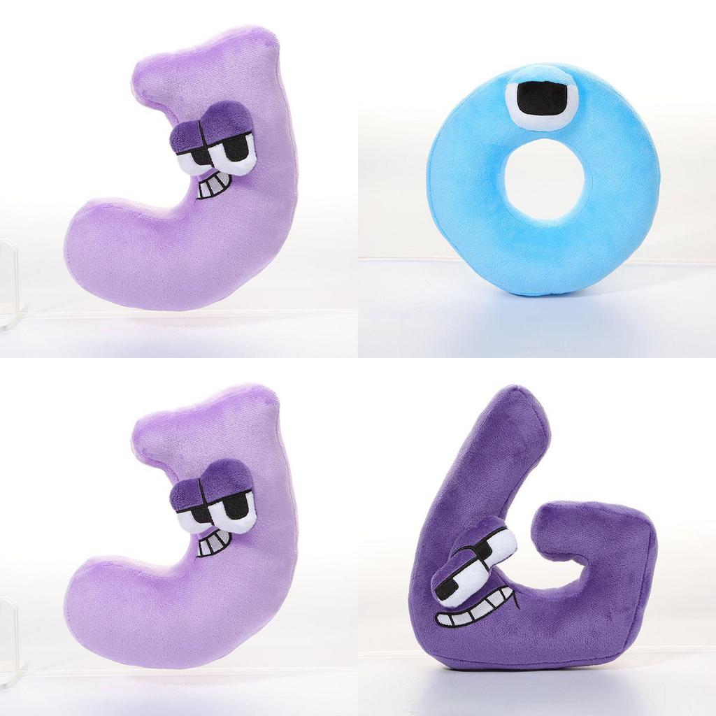 Adorable Alphabet Lore Letter A Plush Dolls Baby Educational Toys