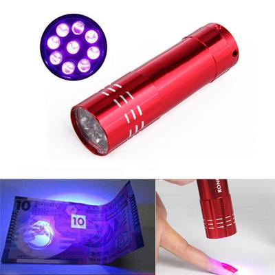 Mini UV Led Light UV LED Lamp Nail Dryer para Gel Nails 9 LED Lanterna Portátil Máquina de Secar Unhas Ferramentas de Nail Art Luz UV
