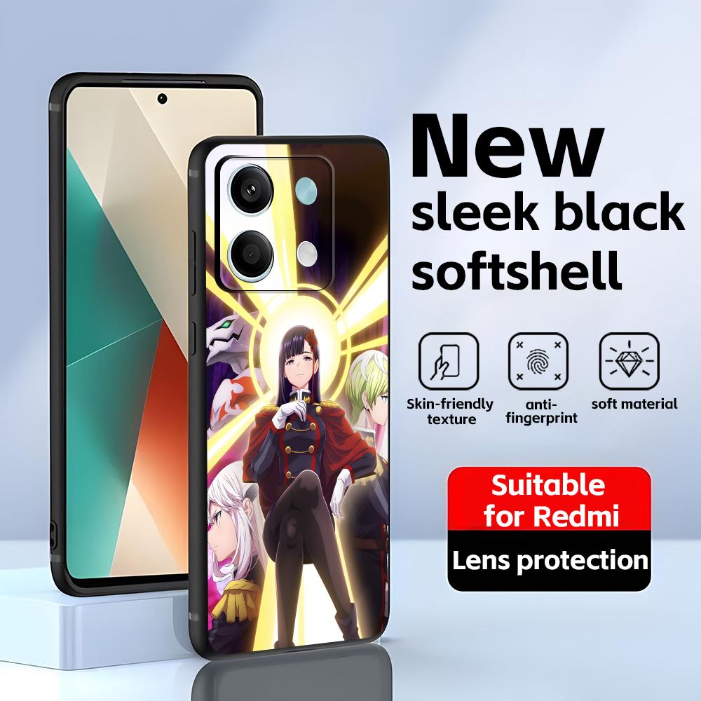 

Chained Soldier Phone Case For Redmi Note 14 13 12 11 Pro Plus S 5G 14C A3 Soft Black Phone Cover Redmi Note 14 4G (Global)