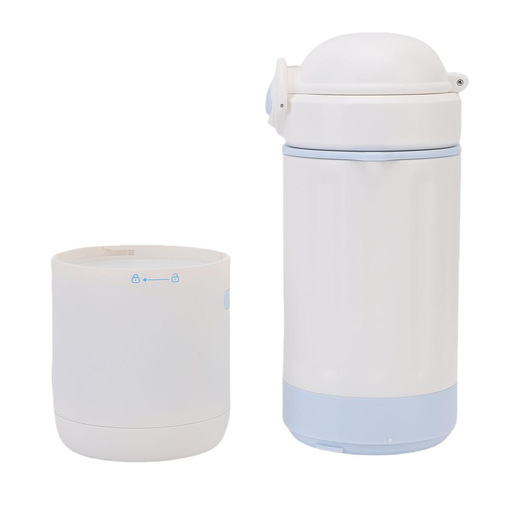Reise-Wasserkocher Wiederaufladbar Tragbar 316 Edelstahl Auto-Heizbecher 500ML Schnellkochende Wasserflasche