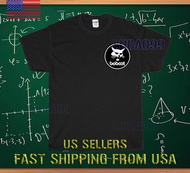 NEW SHIRT BOBCAT ON TOUGH ANIMAL RACING LOGO T shirt FUNNY SIZE S-5XL