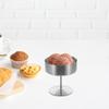400Ml Stainless Steel Footed Dessert Cup Elegant Ice Cream Bowl Sturdy Metal Serving Bowl for Parties Casual Formal Dining