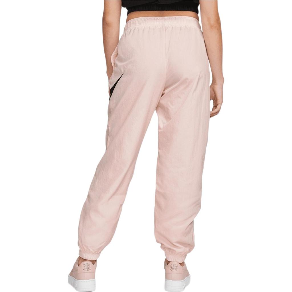 Nike Knitted Sweatpants Women's Pink Moderate Cuffed Pants DM6183-610