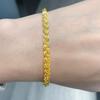 Women Bracelet Hollow Out Adjustable Length Retro Style Silver Plated Anti-rust Prom Daily Dating Wrist Chain Lady Jewelry Birthday Present
