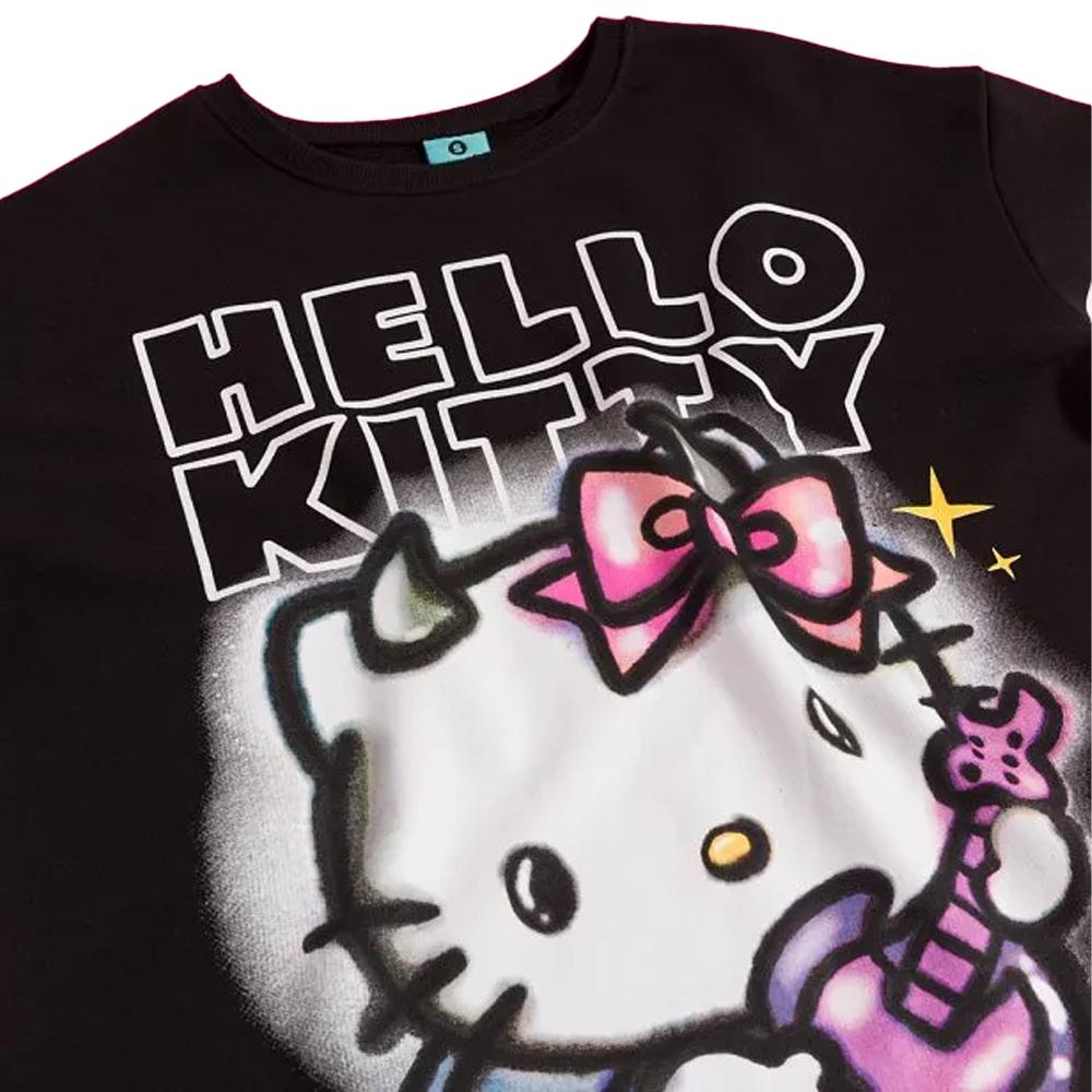 Hello Kitty Unisex Adult Rock Star Sweatshirt