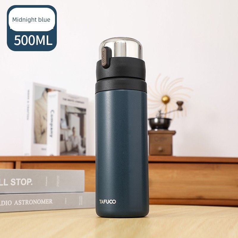 Tafuco Large-Capacity Insulated Cup 750ml Water Cup 316 Stainless Steel Primary School Student Cup Men's Portable