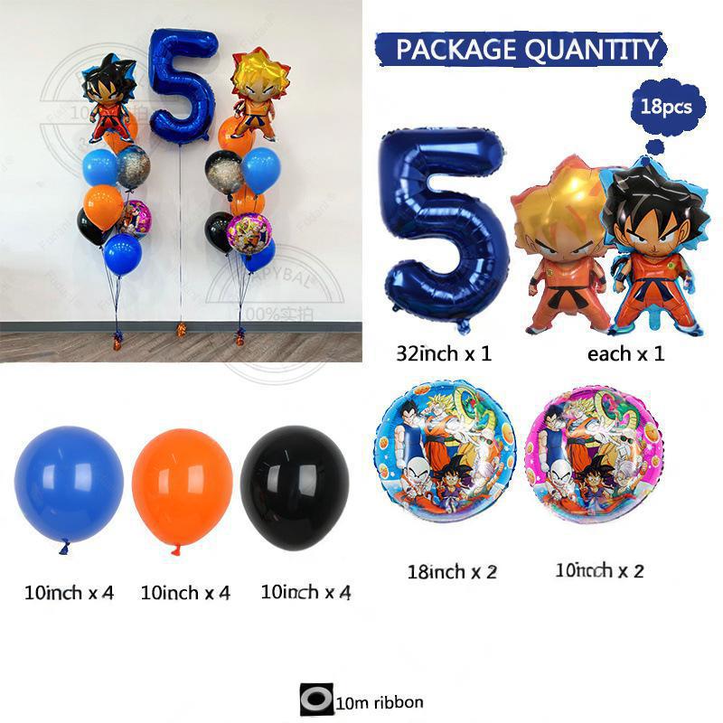 Animation Theme Character Aluminum Film Latex Lift-Off Balloon Set Boy Birthday Arrangement