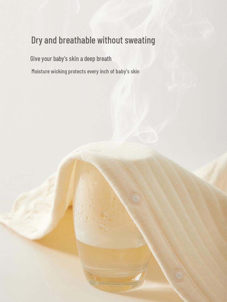 Infant Cotton Long-Sleeved Romper: Warm, Soft, Boneless Suit for Spring, Autumn, and Winter