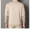 New Fashion Fleece-Lined Men's Sweatshirt: Winter-Ready, Skin-Friendly, Comfortable Long-Sleeved T-Shirt