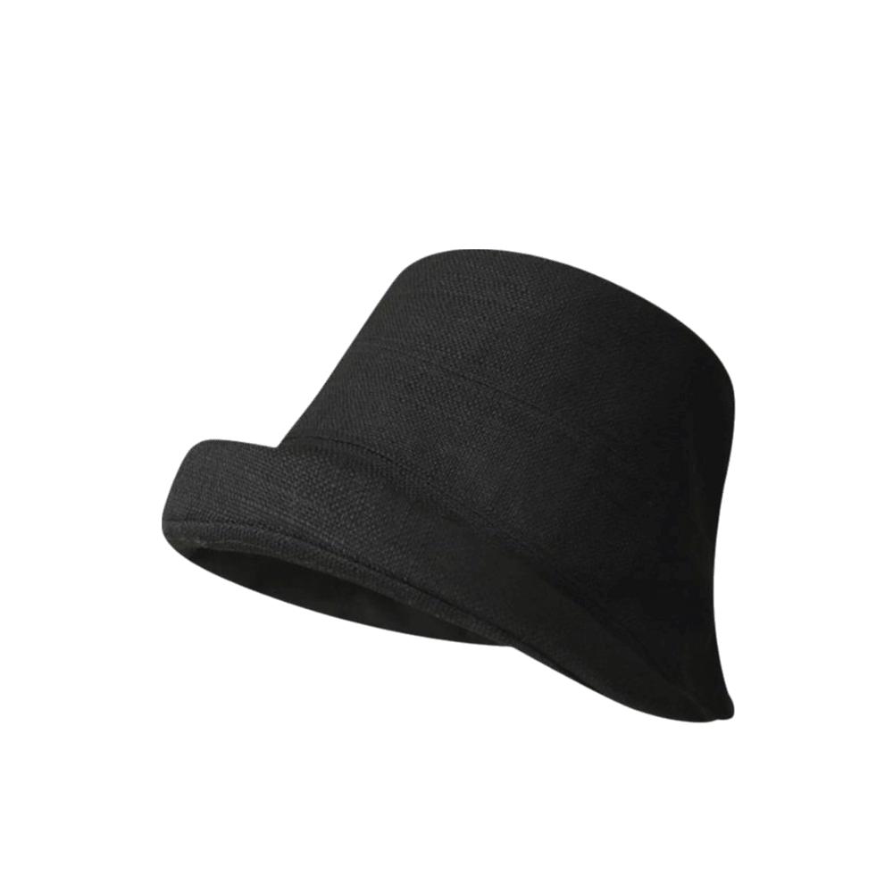 Roll Rim Fisherman Hat Linen Fedora Hat Casual Sunshade Hat  Outdoor Sports