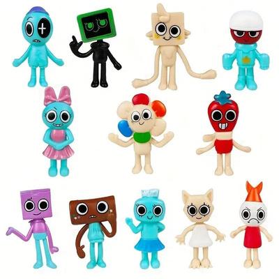 Figures In the World of Dandy (Dandy) Roblox Dandy's World Toys Set 12 Pcs 6.5-8.3 Cm