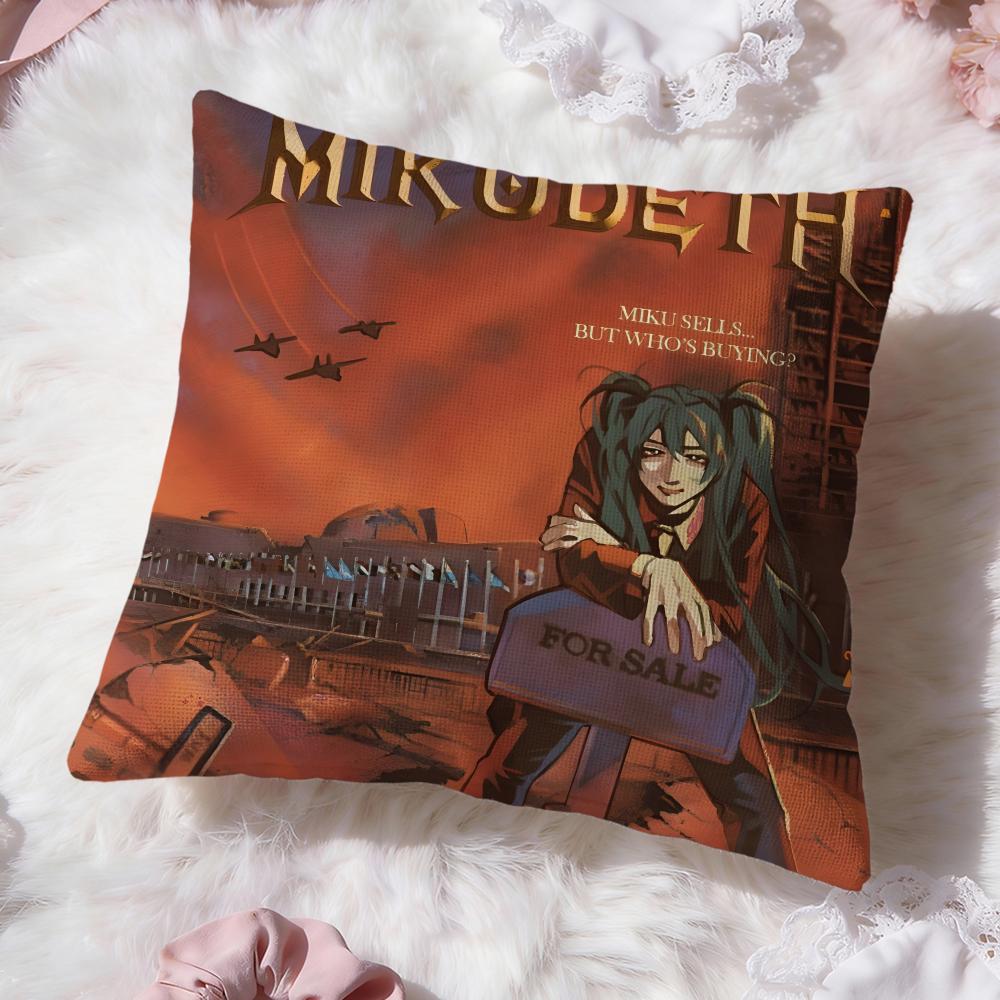 Band Megadeths Cushion Cover Premium Comfort Reversible Pillow Cove -Two in One Design for Any Room & Car Interior