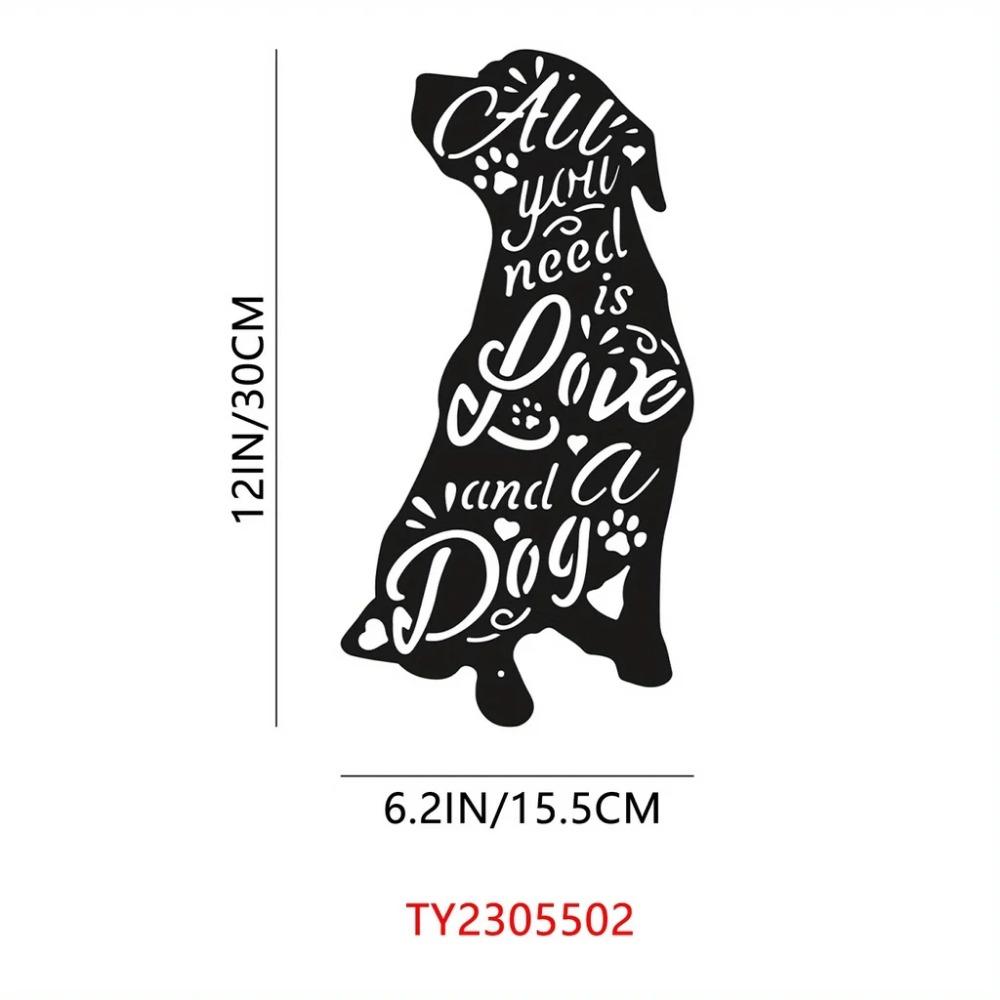 1pc Metal Cat Wall Art – 'Time Spent With Cats Is Never Wasted,' Black Cat Cutout, Elegant Iron Art for Stylish Wall Decoration