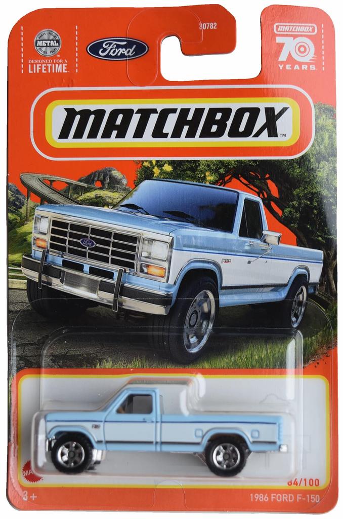 Matchbox 1986 Ford F-150 Blue 84/100