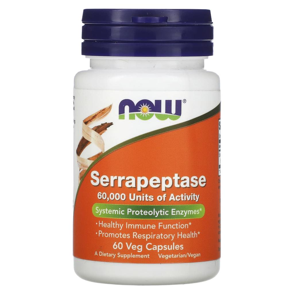 Serrapeptase, 33Mg, 60 Veggie Caps