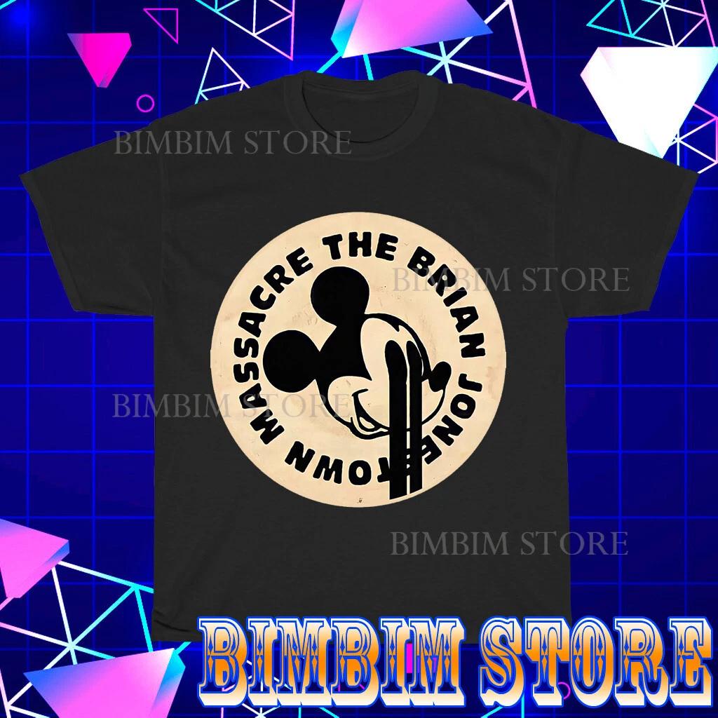 New Shirt Brian Jonestown Massacre Tour Logo Black T-Shirt Funny S to 5XL L