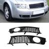 2 Pcs For Front Bumper Fog Light Grille Fog Lamp Grilles Grille Side Lower Base Abdominal Material Stylish Design Sy Installation