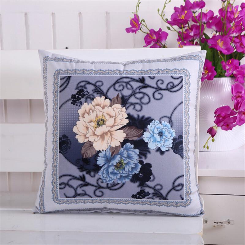 45x45cm Classic Geometric Printed Throw Pillowcase Home Sofa Chair Seat Cushion Cover Autumn Decoration